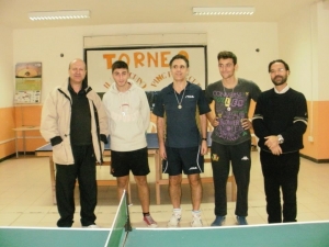 da sinistra: Andrea Mingoli, Matteo Giordano, Francesco Bucci, Emanuele Dominici, Giovan Battista Brunori