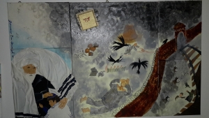 Zechor. Ricorda. Acrilico e materia su tela, di Giovanna Micaglio Benamozegh, 2011